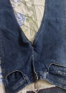 BASICS Men Navy Blue DENIM JEANS