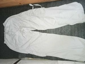 White Cargo Pants