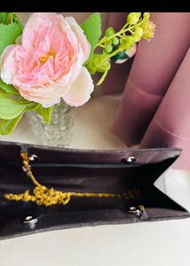 Peacock Embroidered Clutch