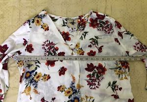 Stradivarius Satin/Silk Top