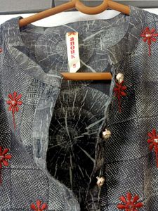 ANOUK Elegant BLACK Printed Kurta