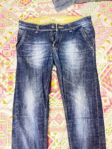 Spykar Dark Blue Skinny Fit Low Rise Jeans🫶🏻