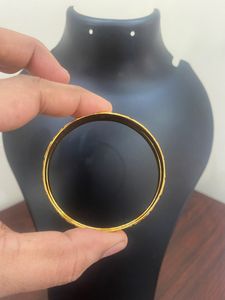 One Gram Gold Plated God Laxmi Design Bangles Size Available On 2.4,2.6,2.8 Available.6 Month Guarantee.