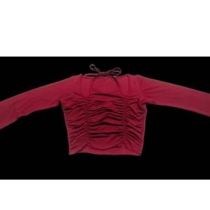 Ruched Tieup Top