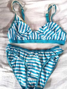 Striped Lingerie Set