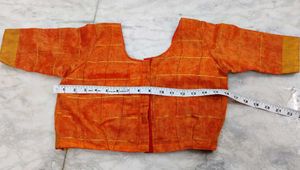 Orange Colour Formal Blouse