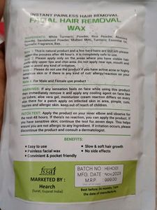 Facial Hair Removal Wax