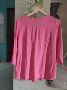 pink short kurta
