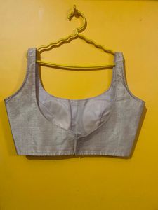 Golden Sleeveless Blouse