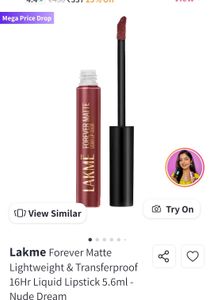 Lakme Nude Dream Lipstick totally new