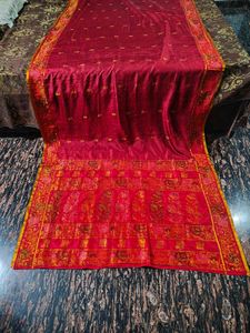 Pure Silk Saree with ashavali border
