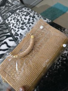 Golden Clutch Purse