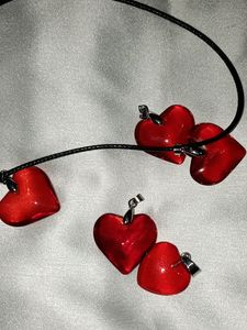 Big Red Heart Pendant