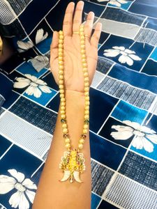 Pearl chain with Shrikrishna dollar