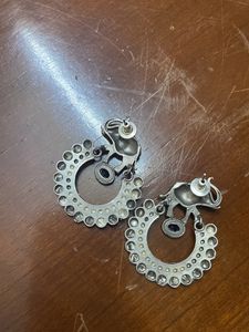 Brand New Oxidised Silver Earrings