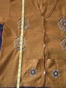 Floral Embroidered Cardigan