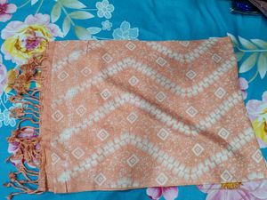 Red Patterned Scarf