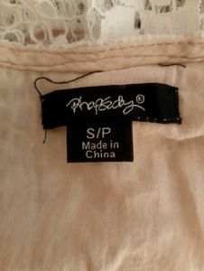 Rhapsody Aesthetic White Lace Dress