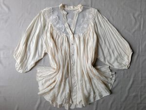 New Vintage Pinterest Embroidery Blouse