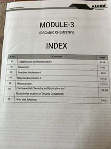 Allen Chemistry Book