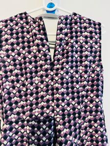 Patterned Sleeveless Dress