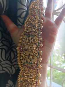 Ornate Gold-Tone Waist Belt