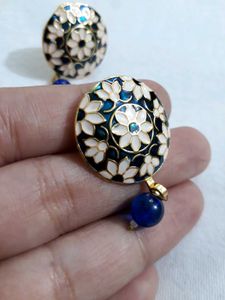 Floral Enamel Earrings