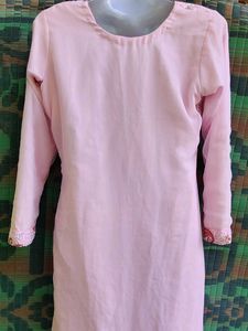 Elegant Pink Embroidered Salwar Kameez