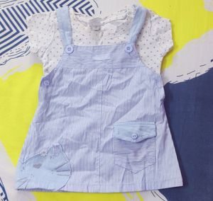 Dungari Pattern Dress
