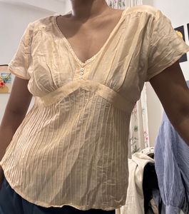 Antonelle Lace Trim Top