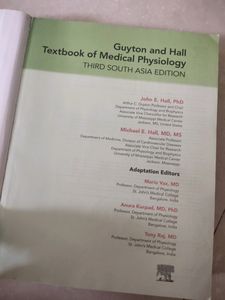 Physiology Guyton And Hall MBBS 1st Year Textbook