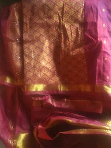 Red &amp; Gold Sari