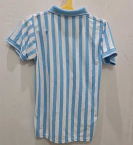 Striped Polo Shirt - Casual Style