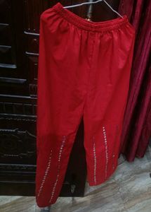 Red Kurti Set