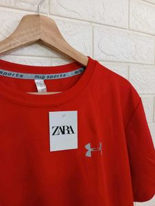 Red Under Armour T-Shirt
