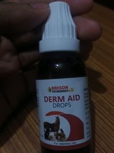 Derm Aid Drops For Veterinary Use. Seal Pack