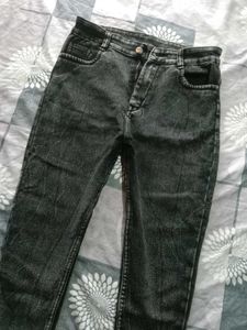 Stylish Grey Denim Jeans