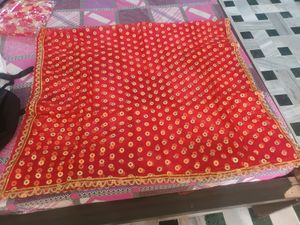 Mata Rani Red Dupatta.
