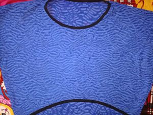 Blue Patterned Top