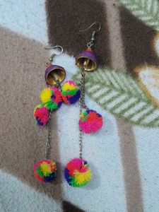 MULTICOLOUR EARRINGS OF EVERY COLOURS