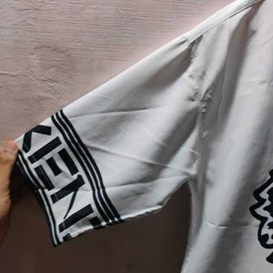 Men&#39;s Half Sleeve Tiger Print Shirt (Size - XL)