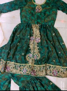 😍🦚New Elegant Rama Green Dress Set 🦚😍
