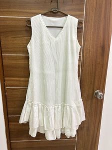 Flowy White Summer Dress