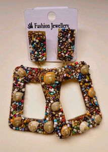 Statement Beaded Earrings