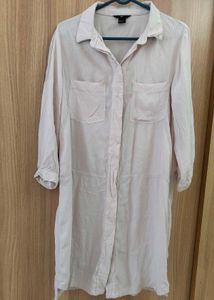 ✨ H&amp;M Shirt Dress - Light Beige ✨
