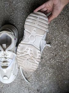 white sneakers
