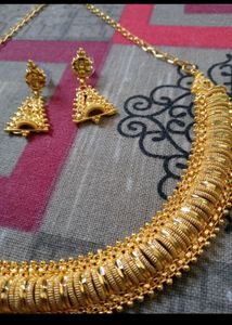 Alloy Gold Plated Jewel Set