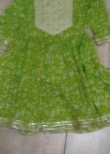 Pure Cotton Gharara Set