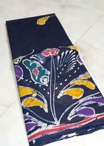 Pure Cotton Batick Saree