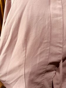 Mauve Tie-Waist Blouse